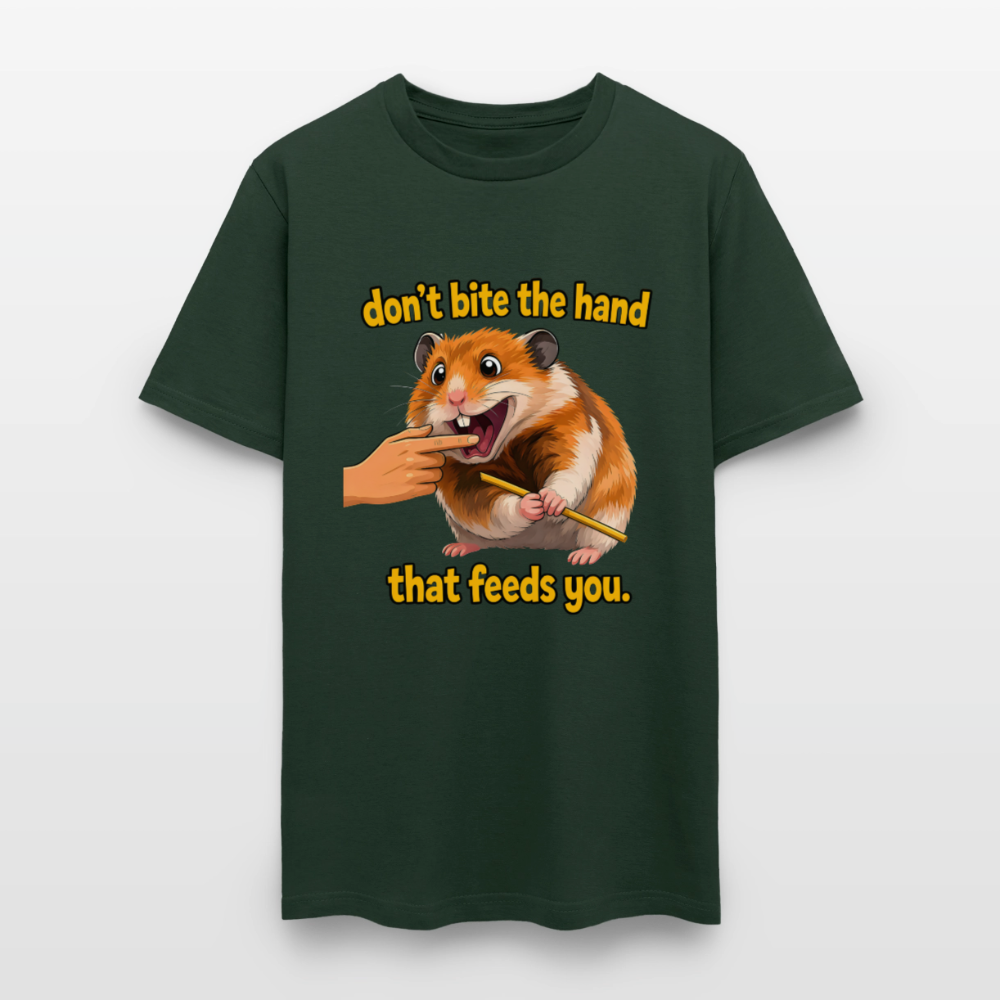 Don't Bite The Hand - forest green