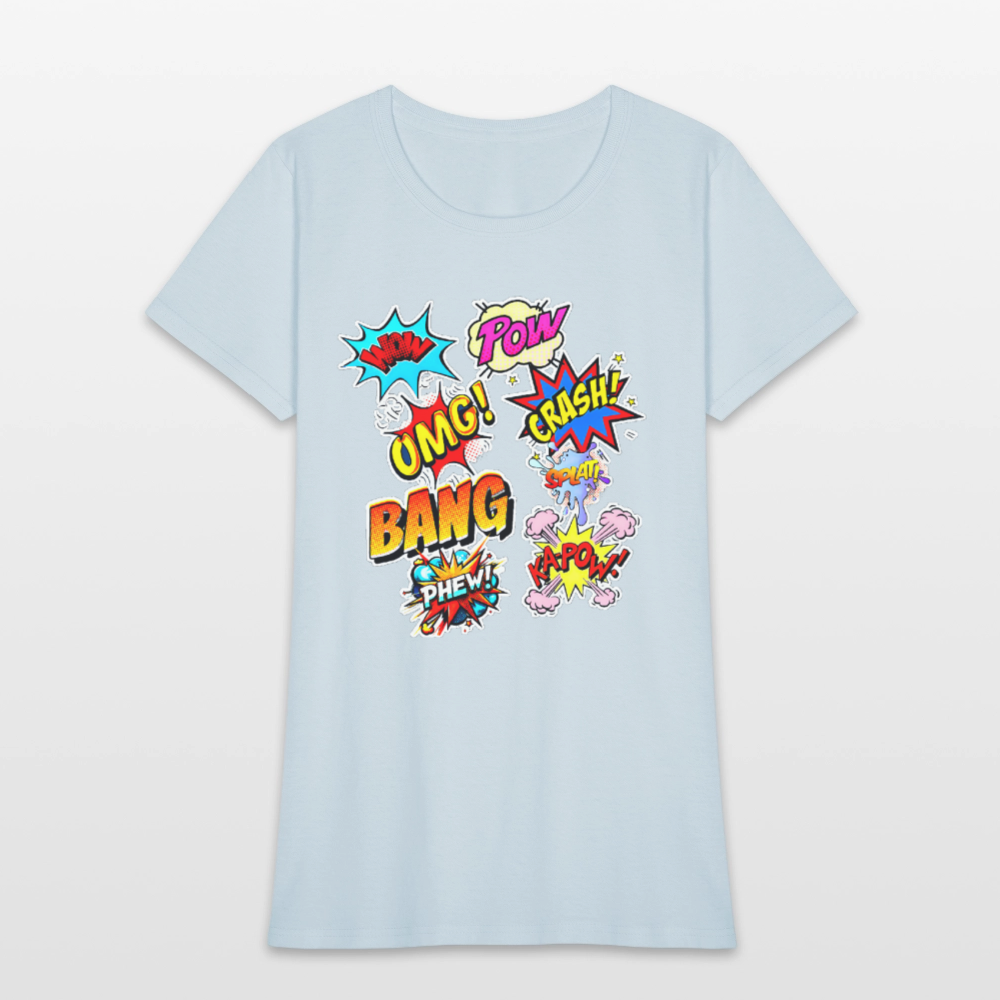 Comic Time - light blue