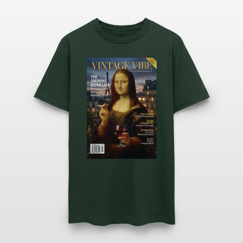 A Smoking Mona Lisa - forest green