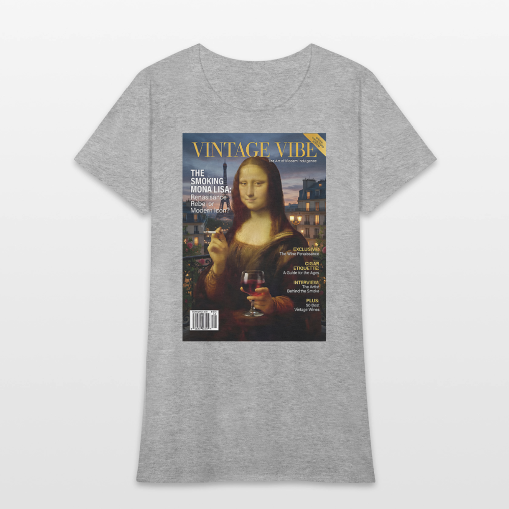A Smoking Mona Lisa - heather gray