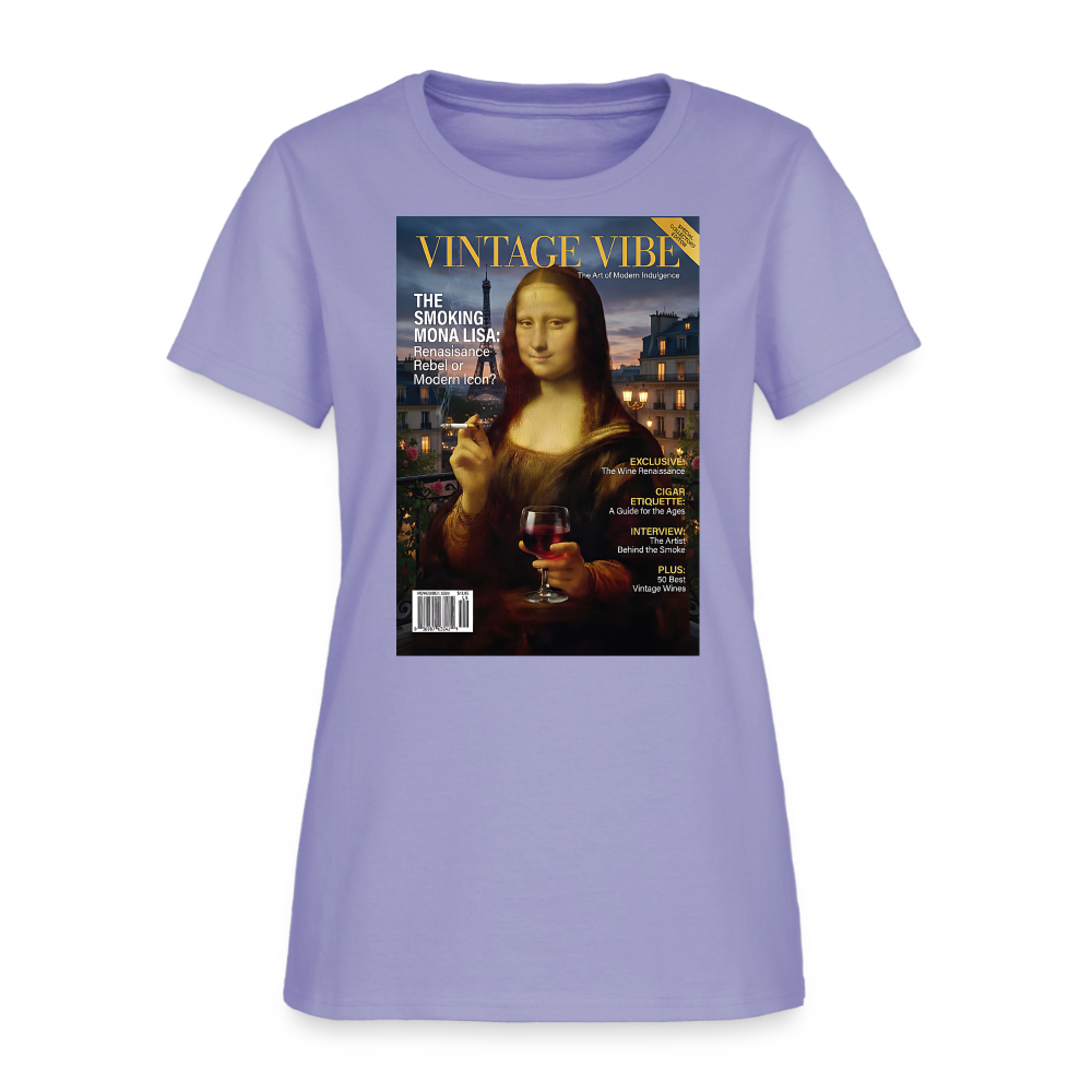 A Smoking Mona Lisa - lavender