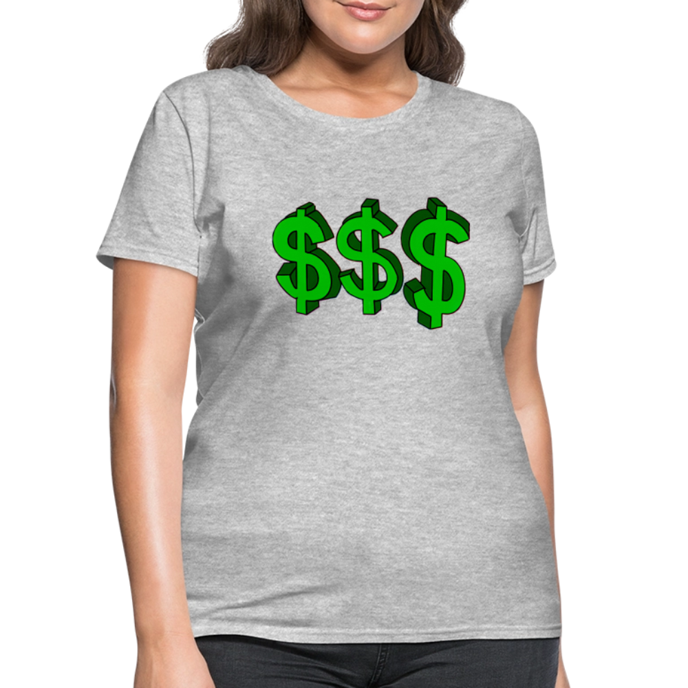Dollar Sign - heather gray