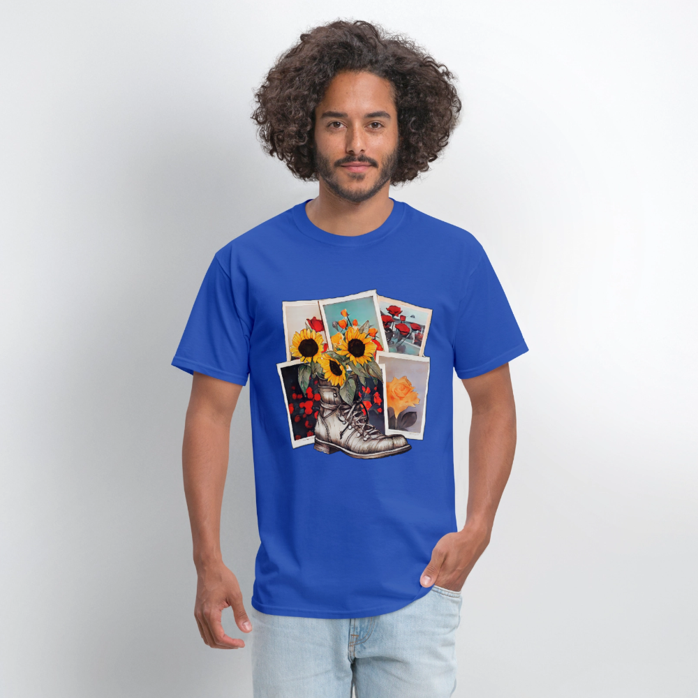Flowers #2 - royal blue