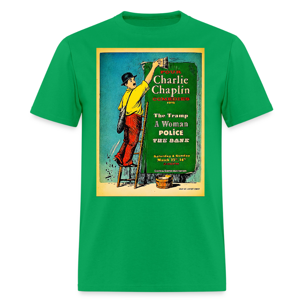 1915 Charlie Chaplin - bright green