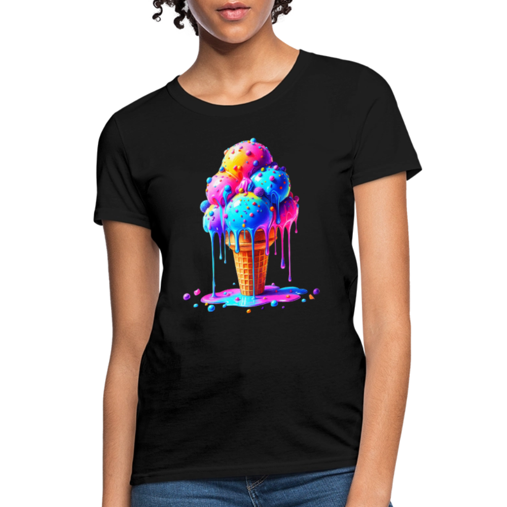Melting Rainbow - black