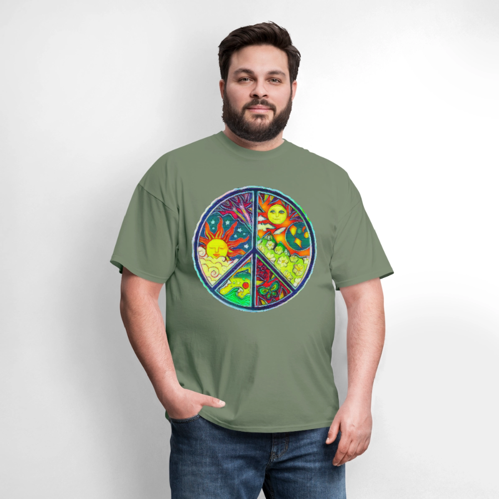 Peace - military green