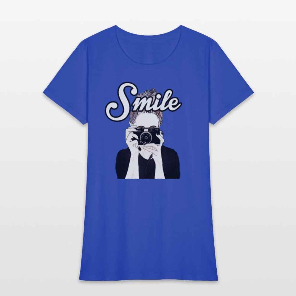 Smile - royal blue