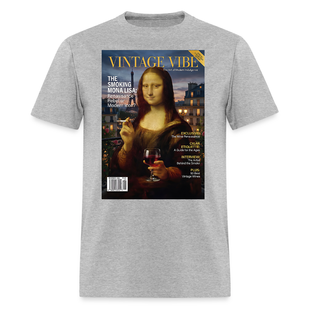 A Smoking Mona Lisa - heather gray