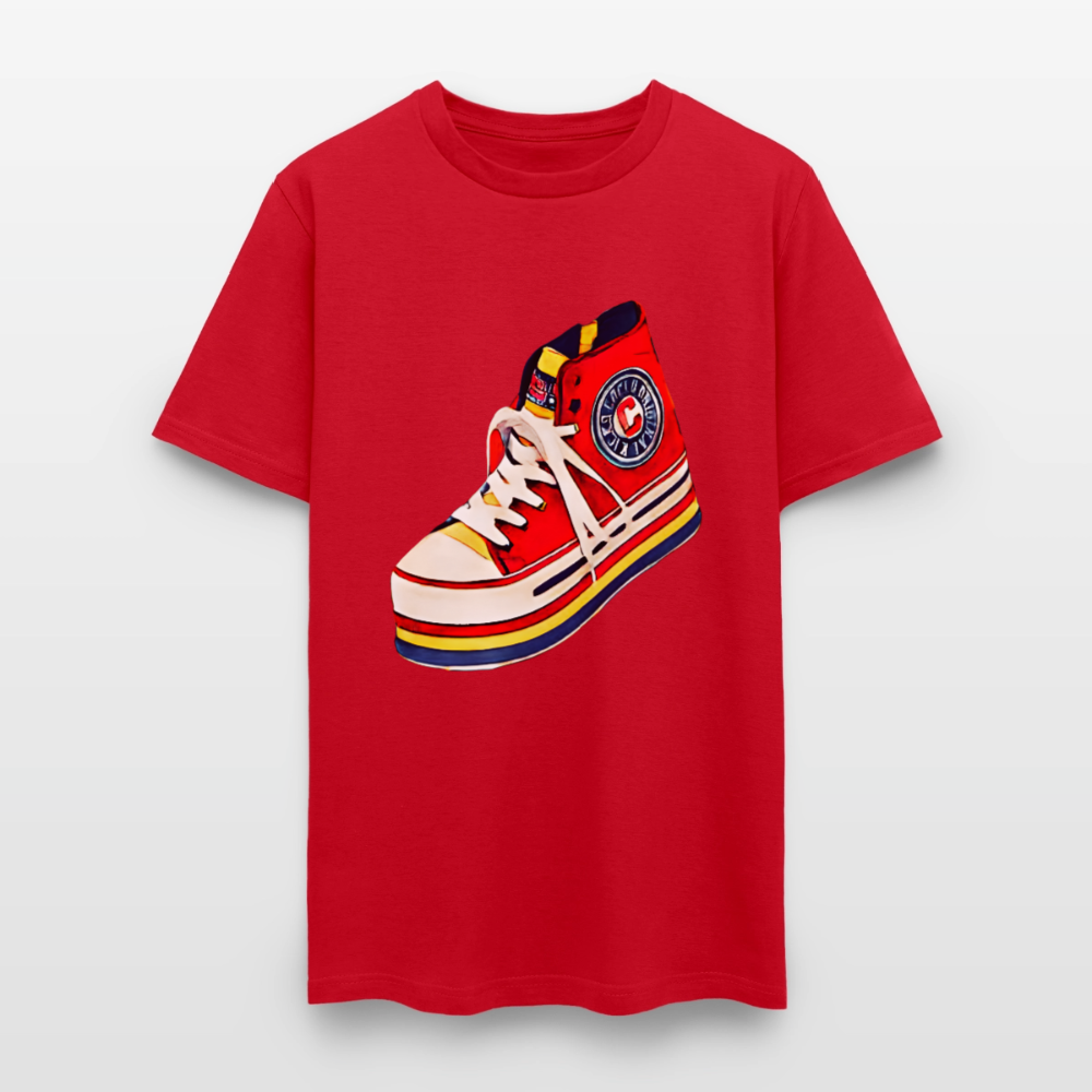 High Top Sneaker - red