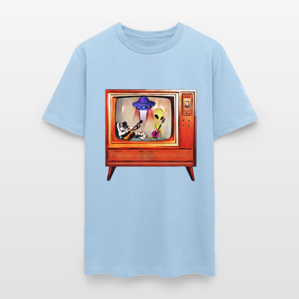 Rocking Astronaut and Alien - powder blue