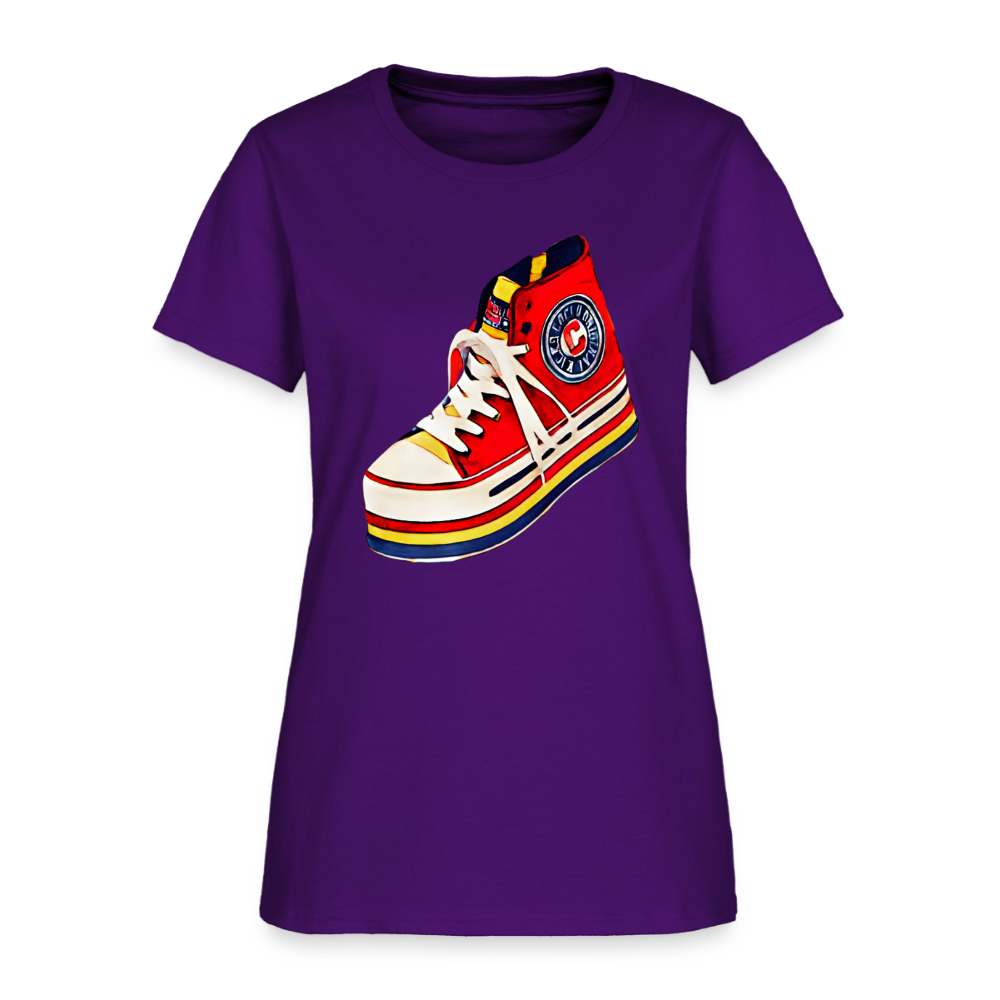 High Top Sneaker - purple