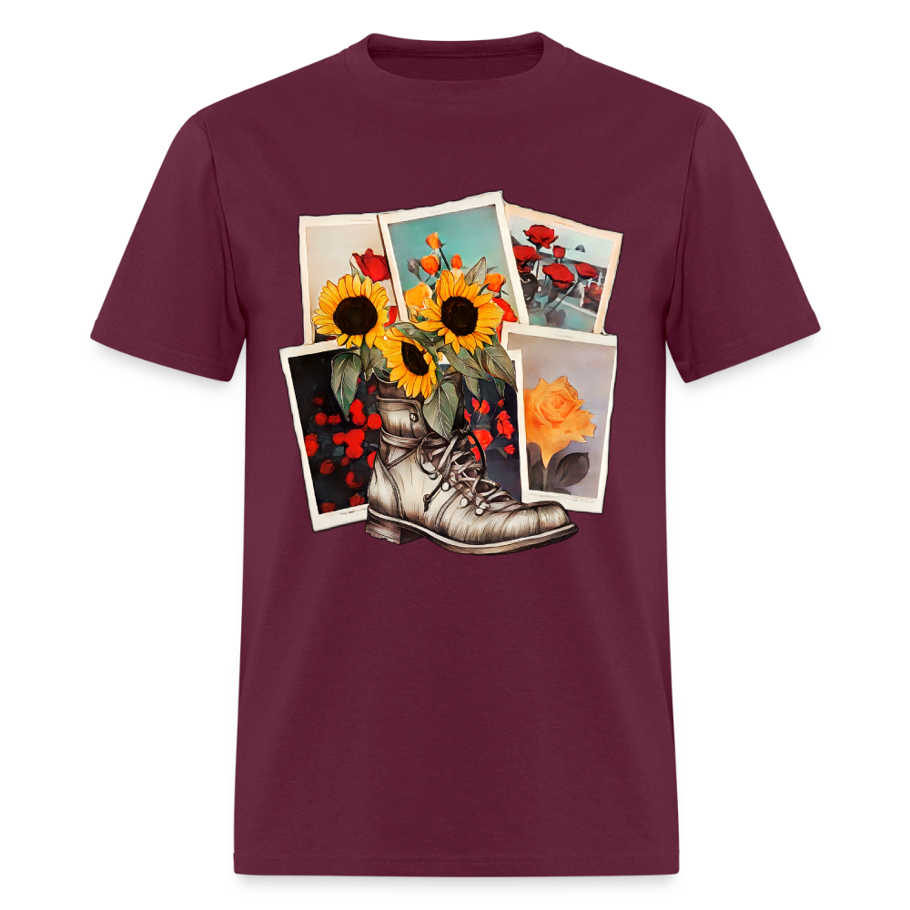 Flowers #2 - burgundy