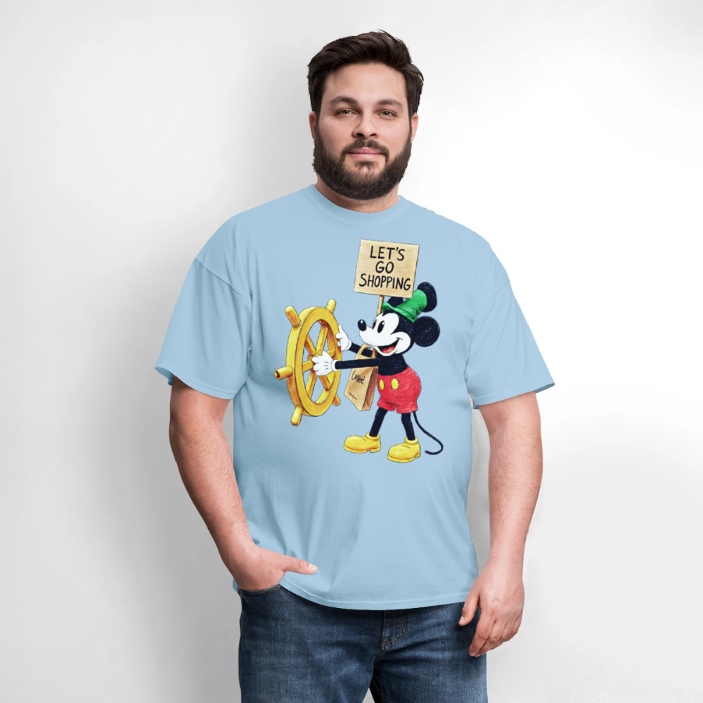 Let's Go Shopping - powder blue