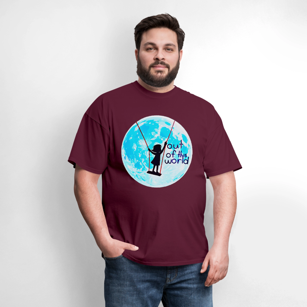 Out of this world - burgundy