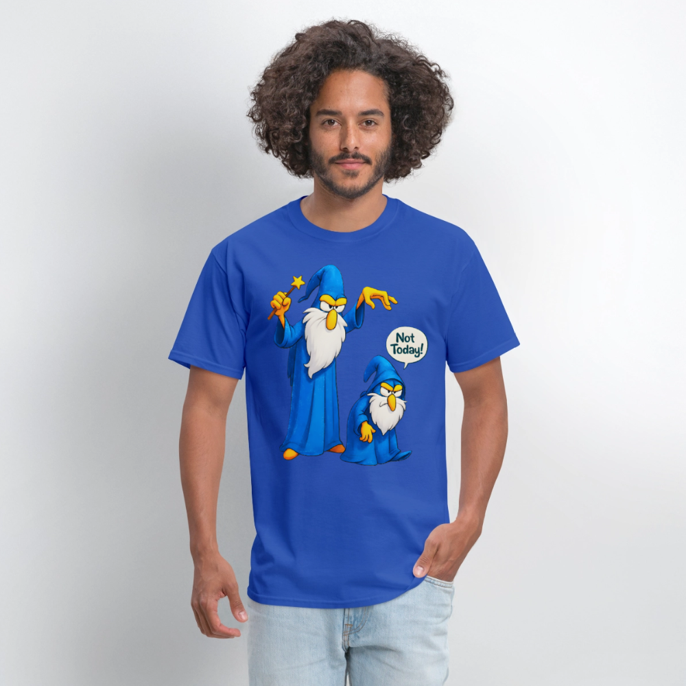 Angry Wizard - royal blue