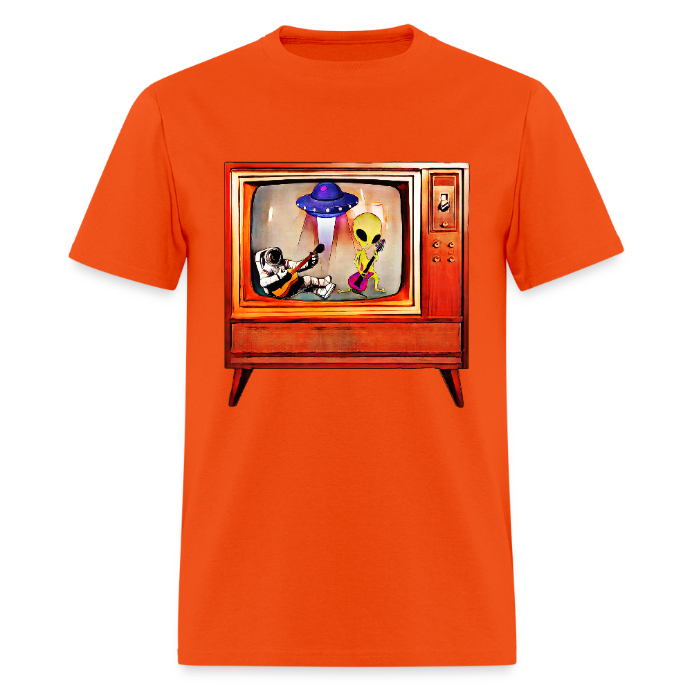 Rocking Astronaut and Alien - orange