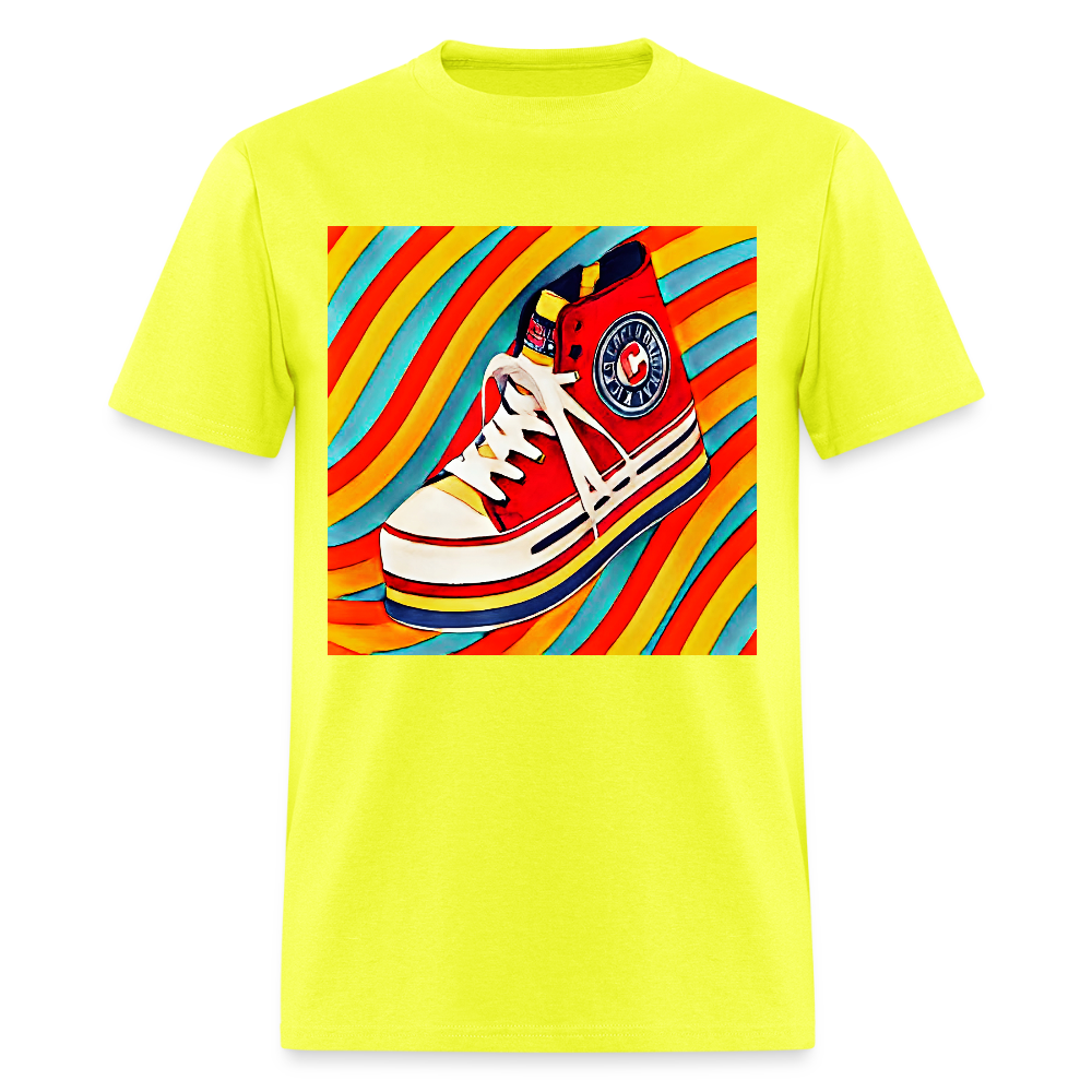 High Top Sneaker - safety green