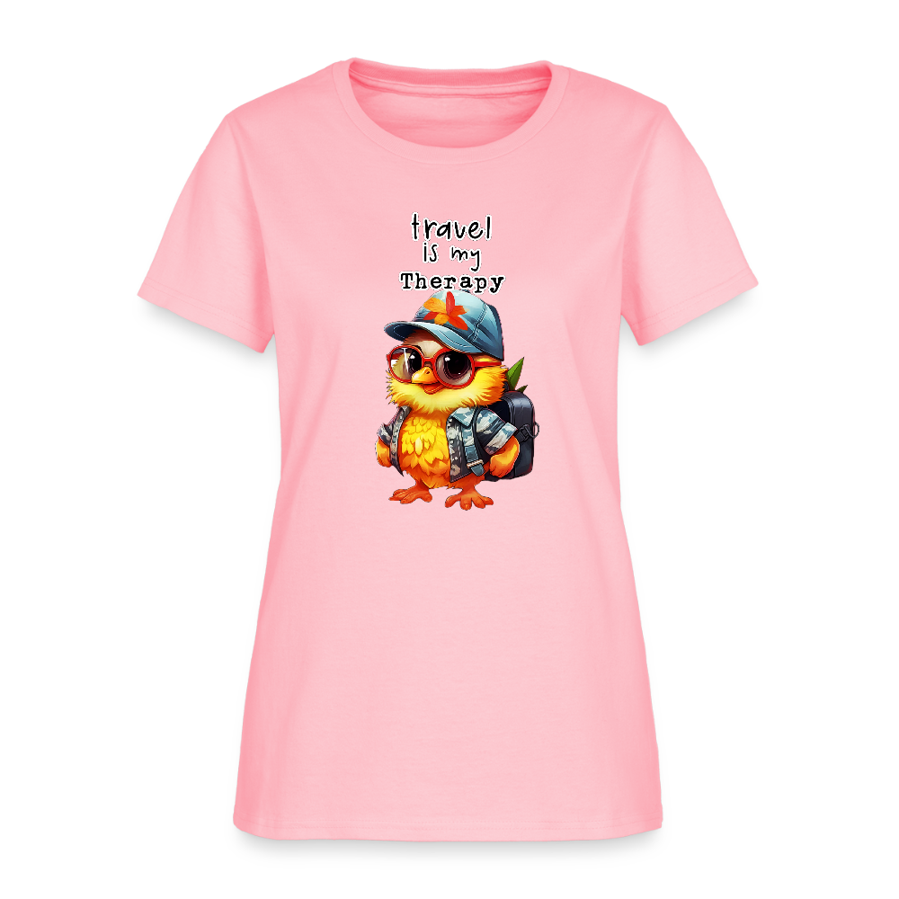 Travel Is My Therapy - pink