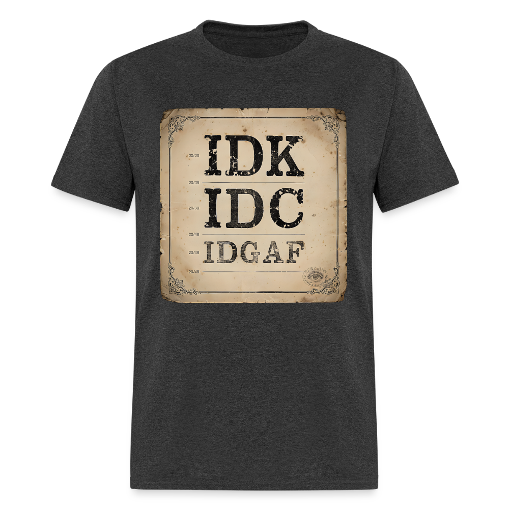 #1 Antique IDK - heather black