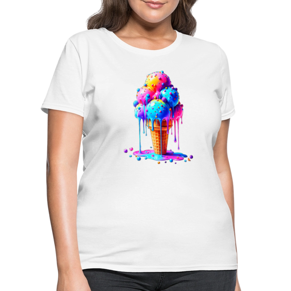 Melting Rainbow - white