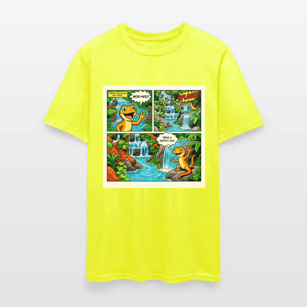 Comic Lizard - safety green