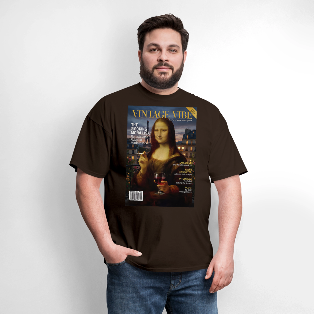 A Smoking Mona Lisa - brown
