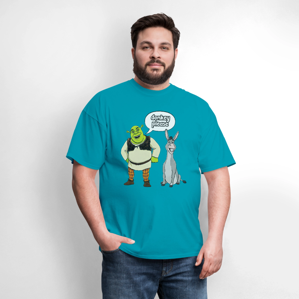 Donkey Please Shrek - turquoise