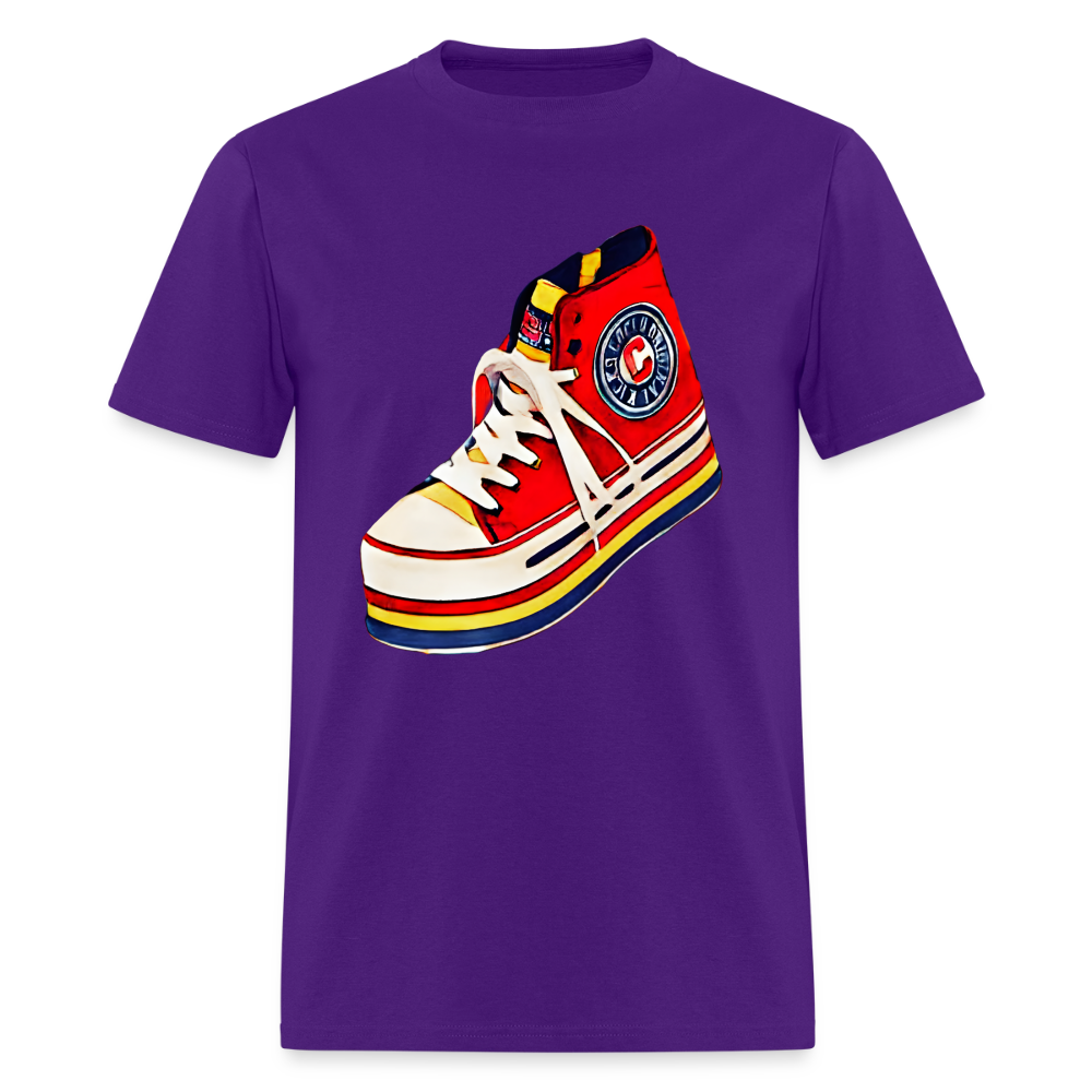 High Top Sneaker - purple