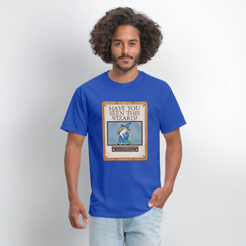Approach With Caution - royal blue