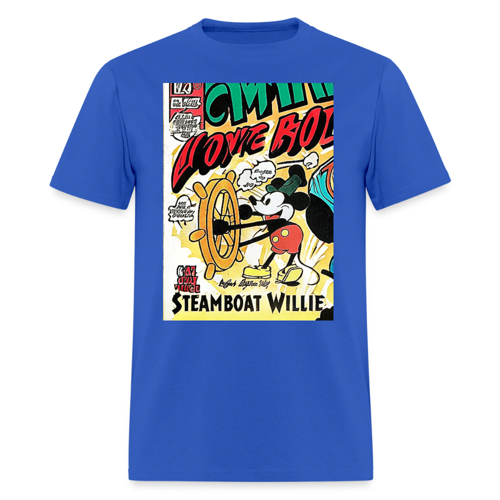 Steamboat Willie - royal blue