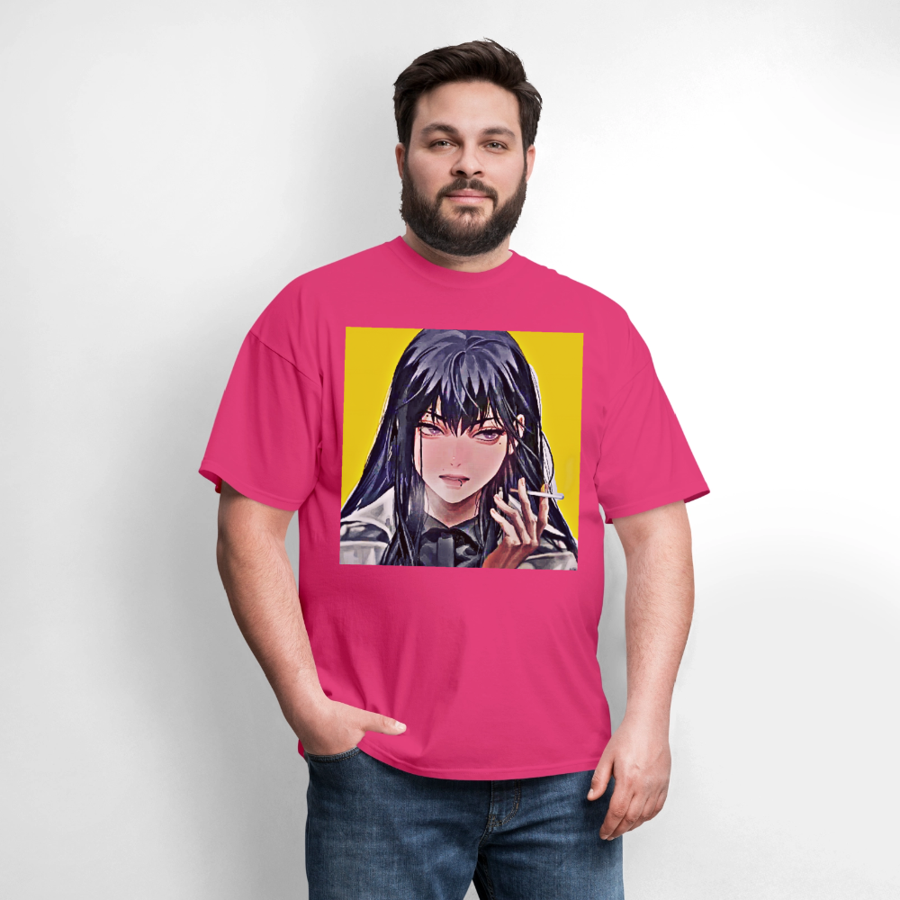 Mysterious Woman - fuchsia