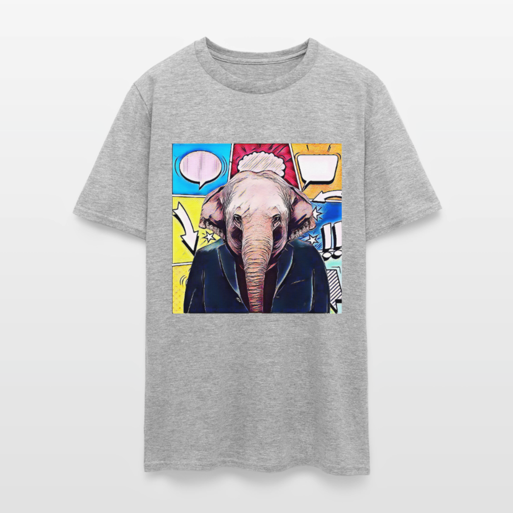 Elephant Party - heather gray