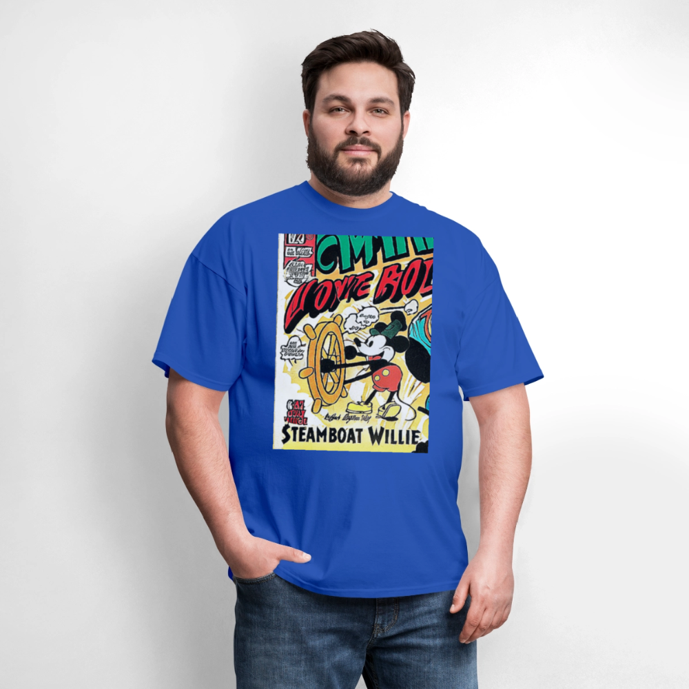 Steamboat Willie - royal blue