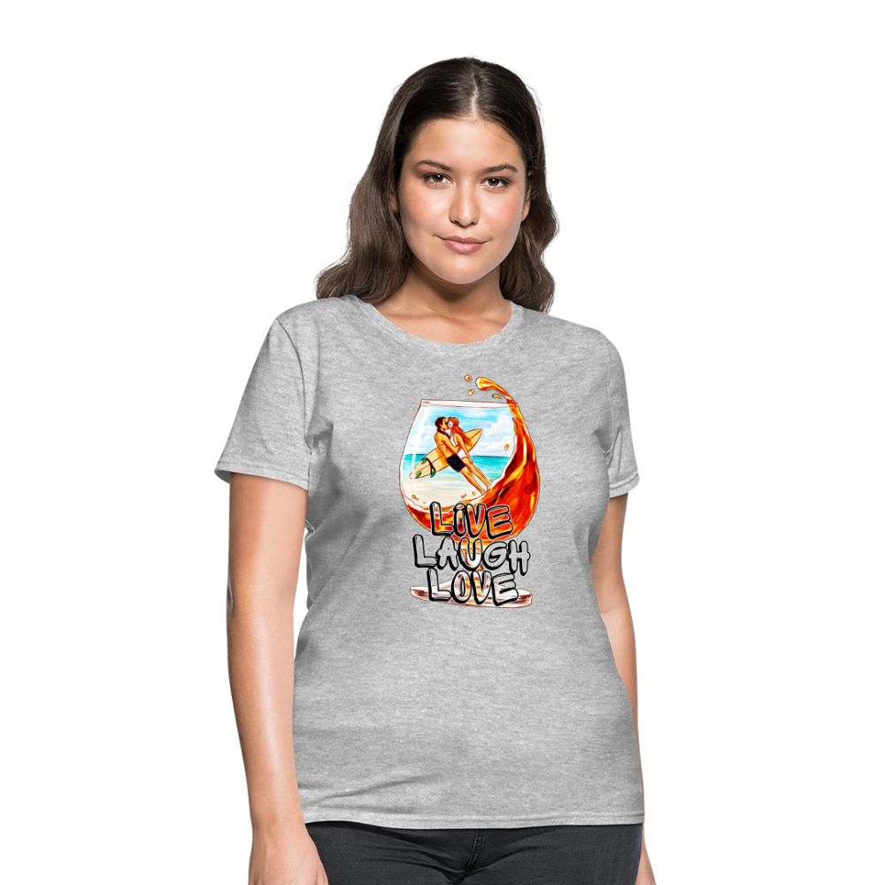 Live, Laugh, Love - heather gray