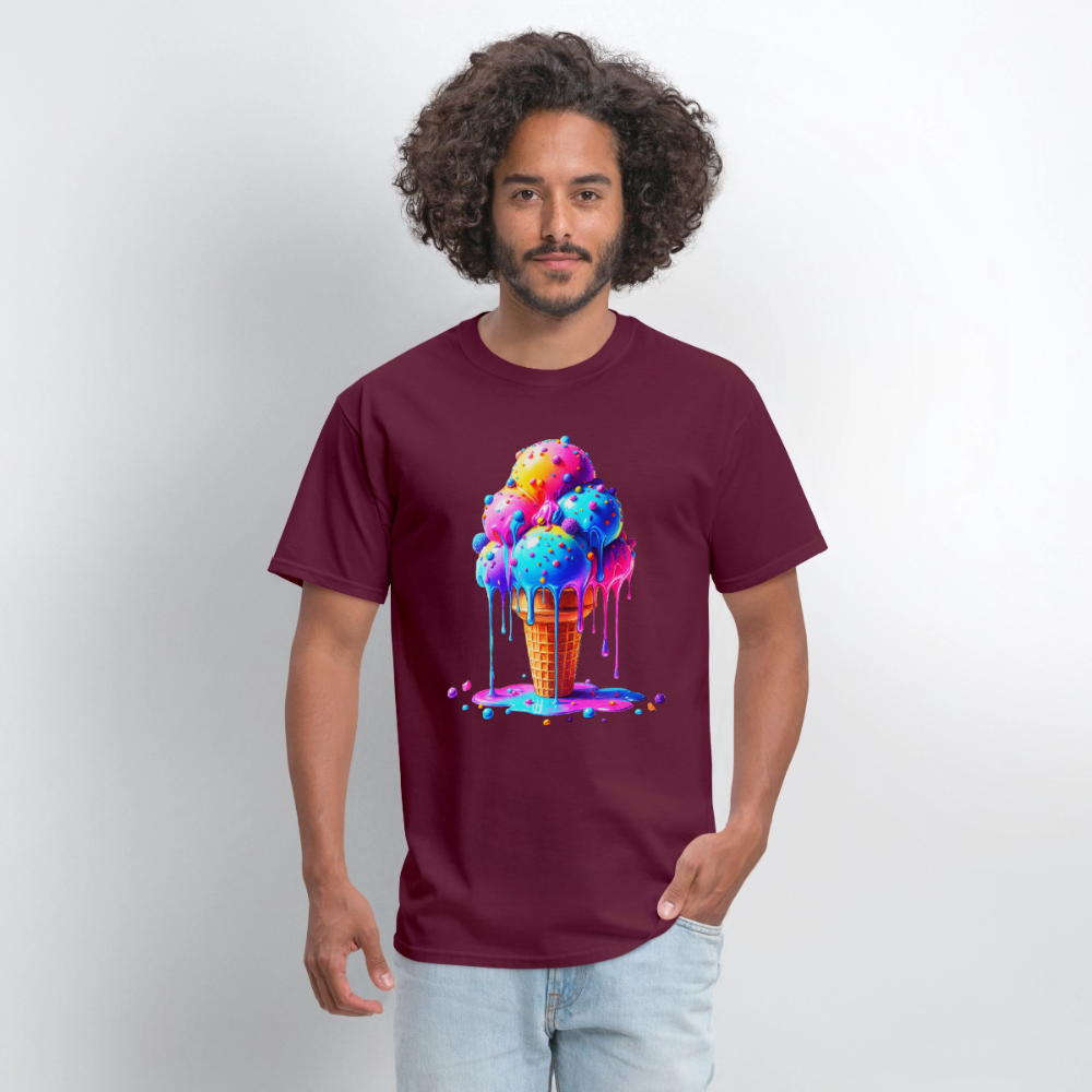 Melting Rainbow - burgundy