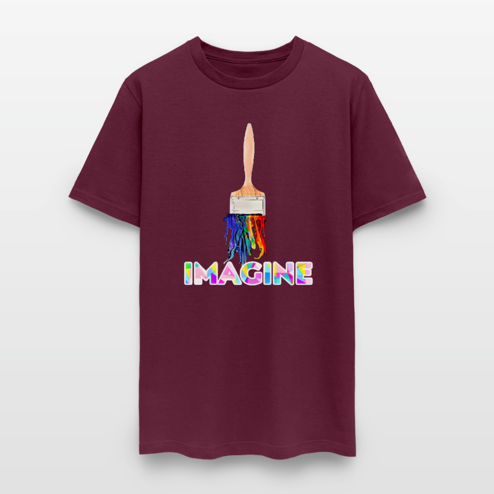 Imagine - burgundy