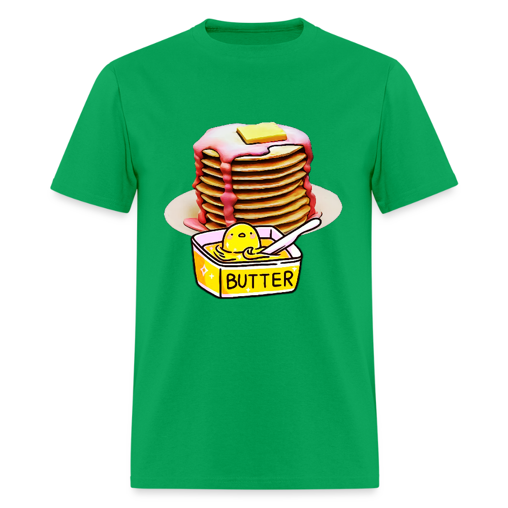 Pancakes and Butter - bright green