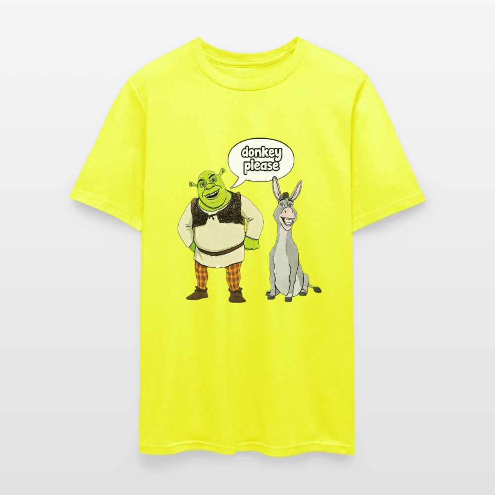 Donkey Please Shrek - safety green