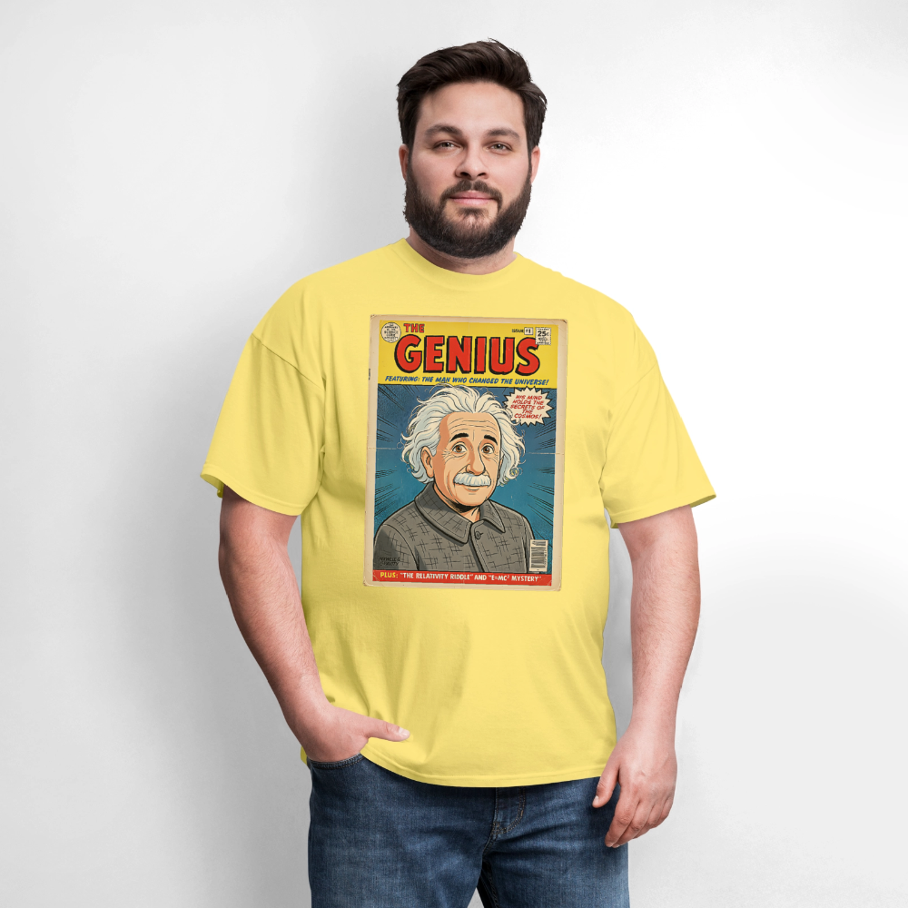 Albert Einstein #1 - cornsilk