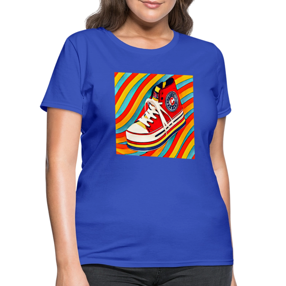 High Top Sneaker - royal blue