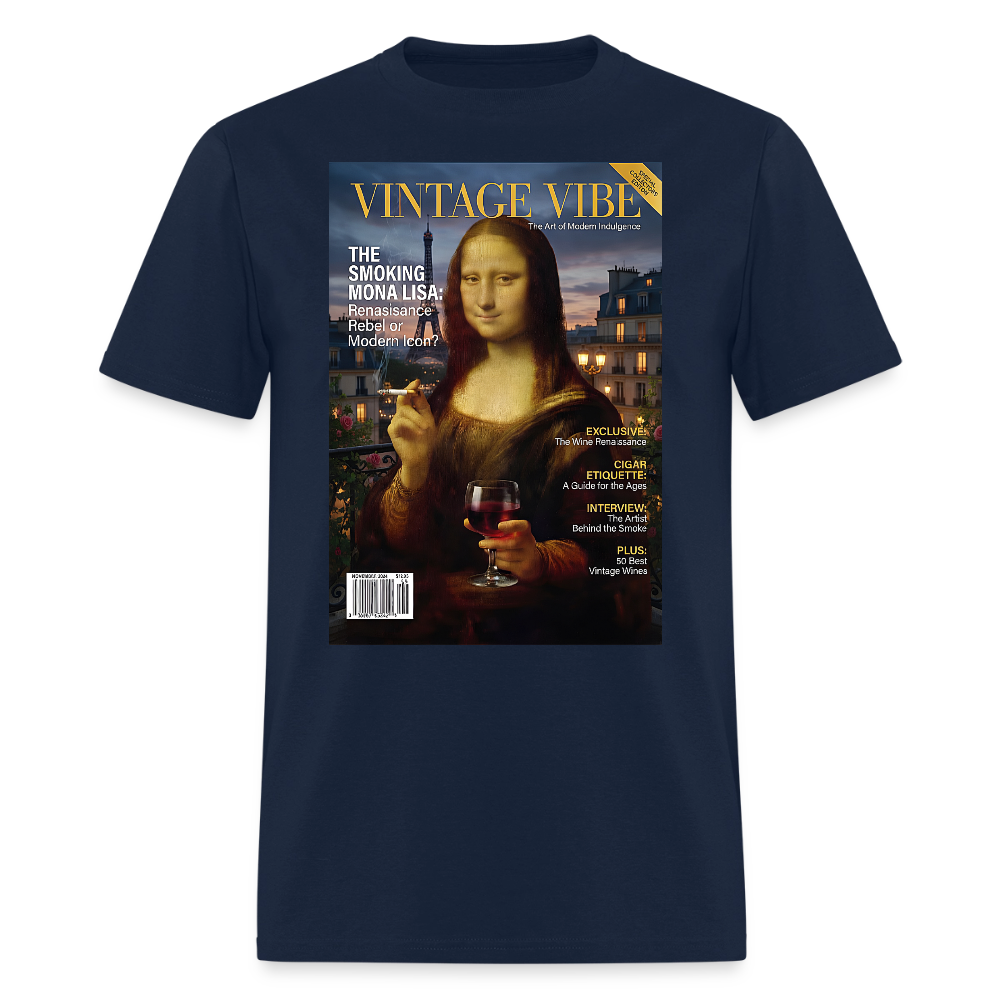 A Smoking Mona Lisa - navy