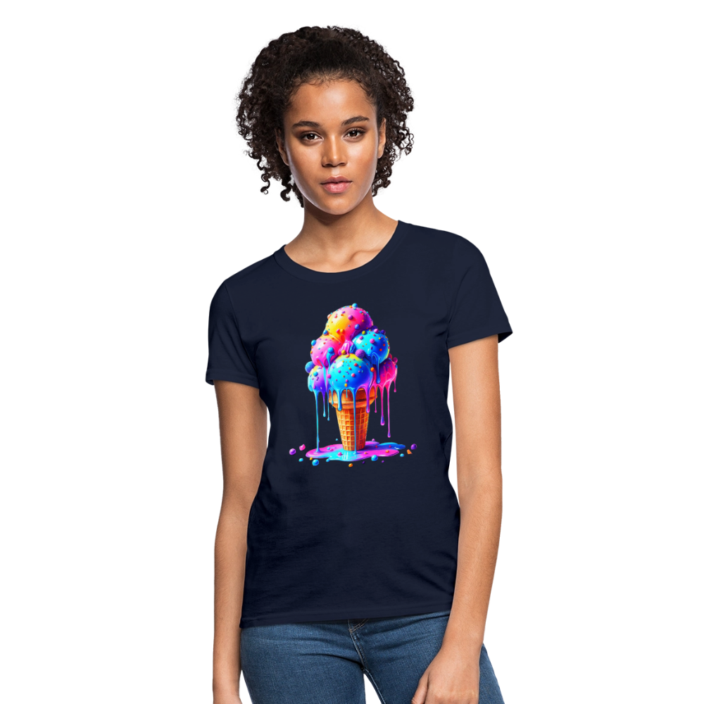 Melting Rainbow - navy