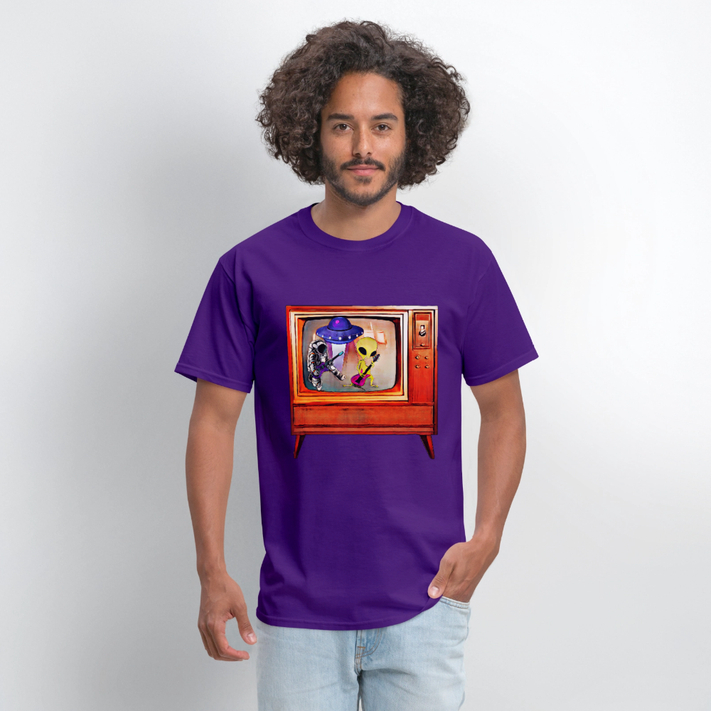 Rocking Astronaut and Alien #2 - purple