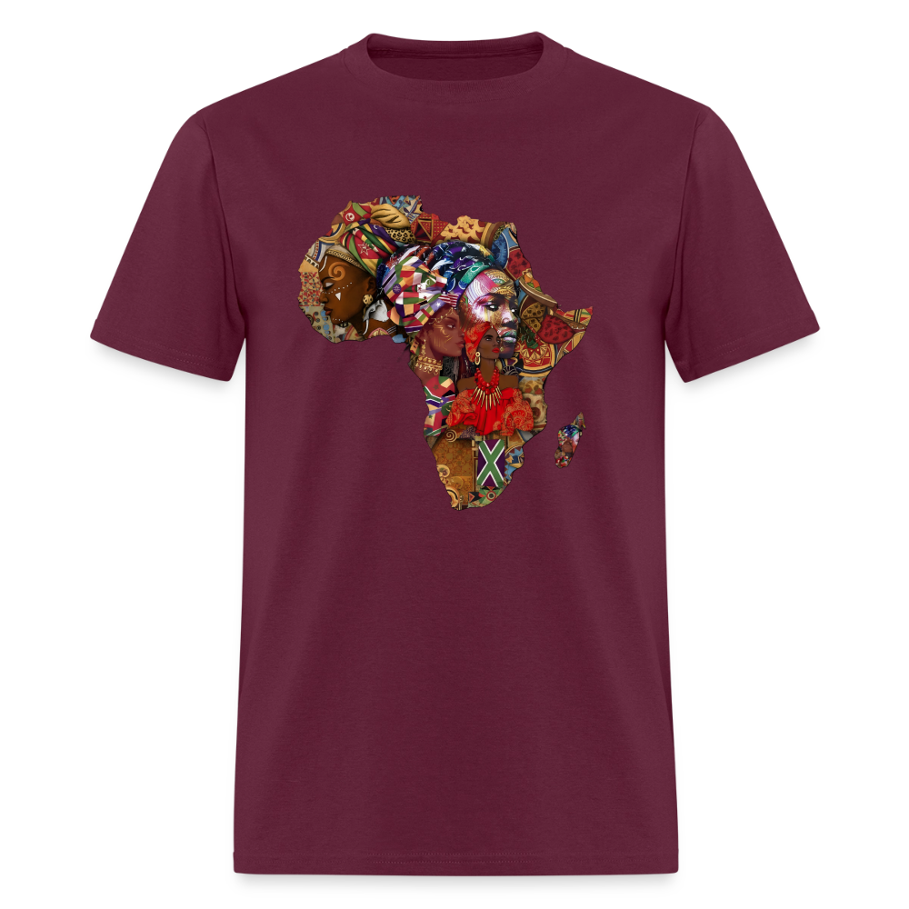 African Queens - burgundy