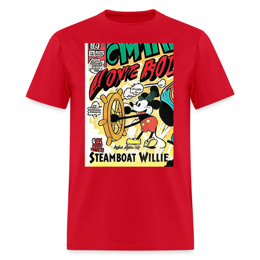 Steamboat Willie - red