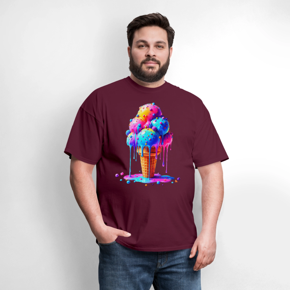 Melting Rainbow - burgundy