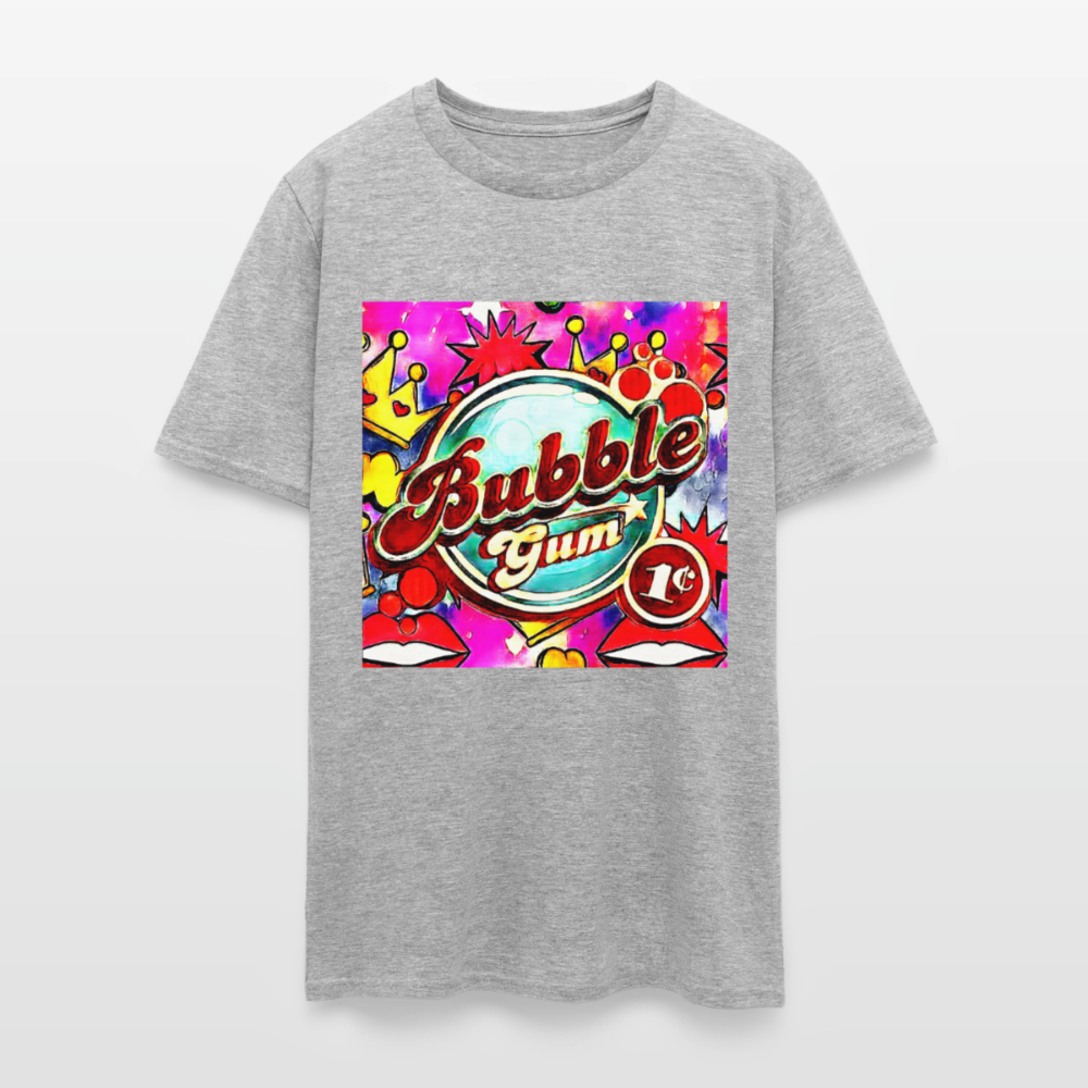 Bubblegum - heather gray