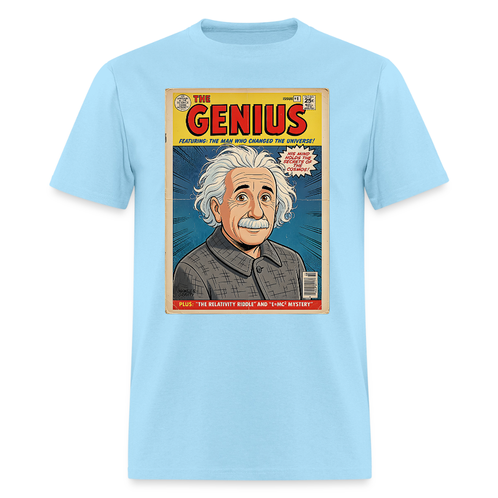 Albert Einstein #1 - powder blue