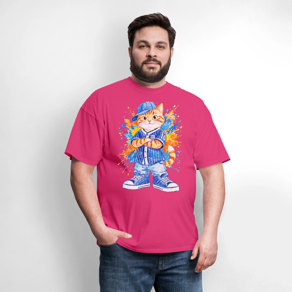 Cool Cat - fuchsia