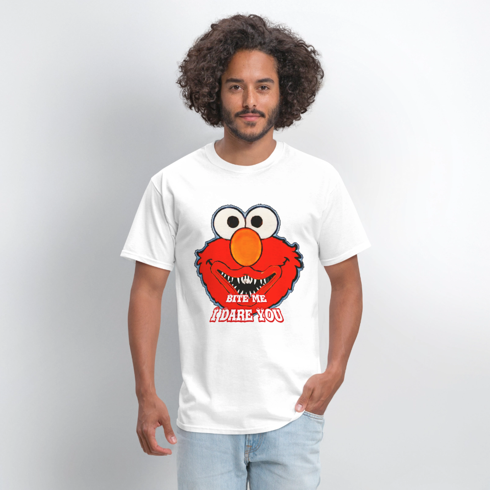Bite Me Elmo - white